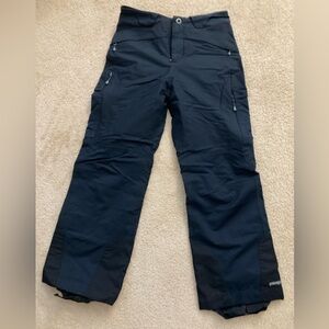 Black Patagonia women’s size 6 ski / snow pants